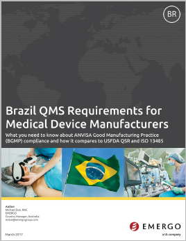 Learn More about Brazil QMS Requirements for Medical Device Manufacturers