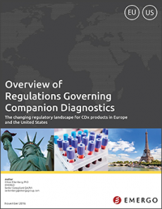 Download our white paper on Overview of Regulations Governing Companion Diagnostics in the US and EU