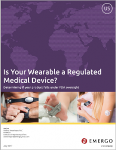 This white paper discusses FDA guidance regarding wearable wellness products vs. medical devices.